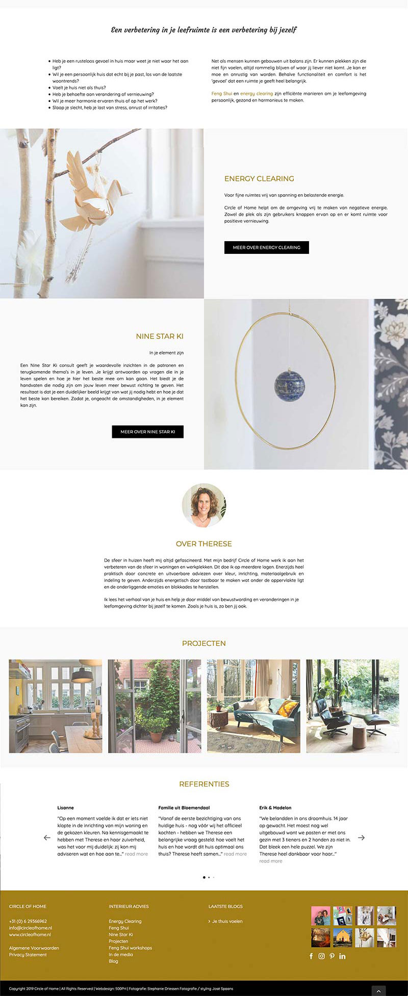 Circle of Home - website